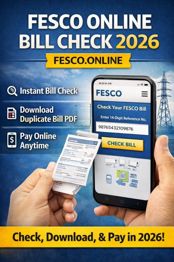 FESCO Online Bill