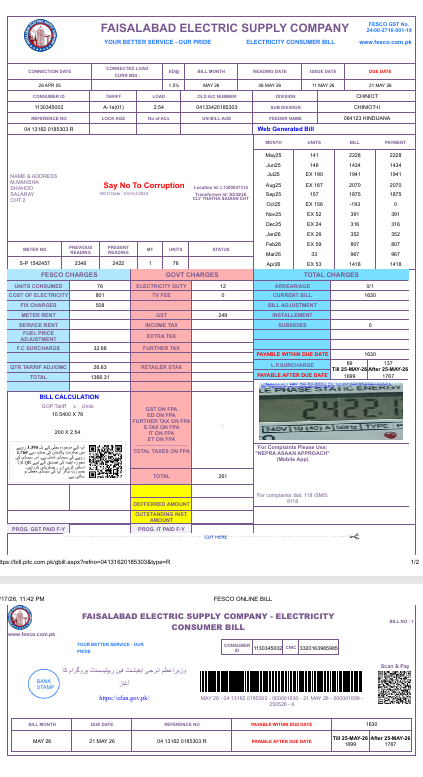 Cross Subsidy Program Pakistan 2026 – Complete Official Guide 2 fesco.online