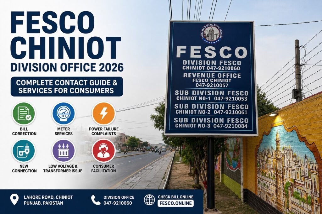 FESCO Chiniot Division Office 2026